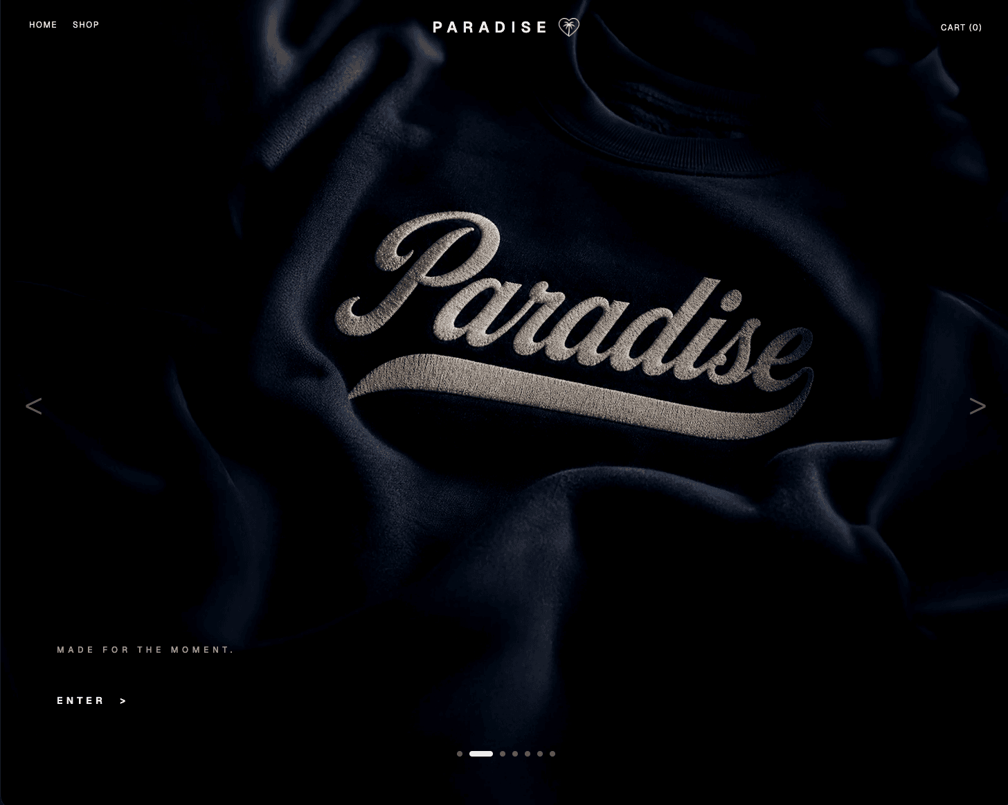 Paradise website